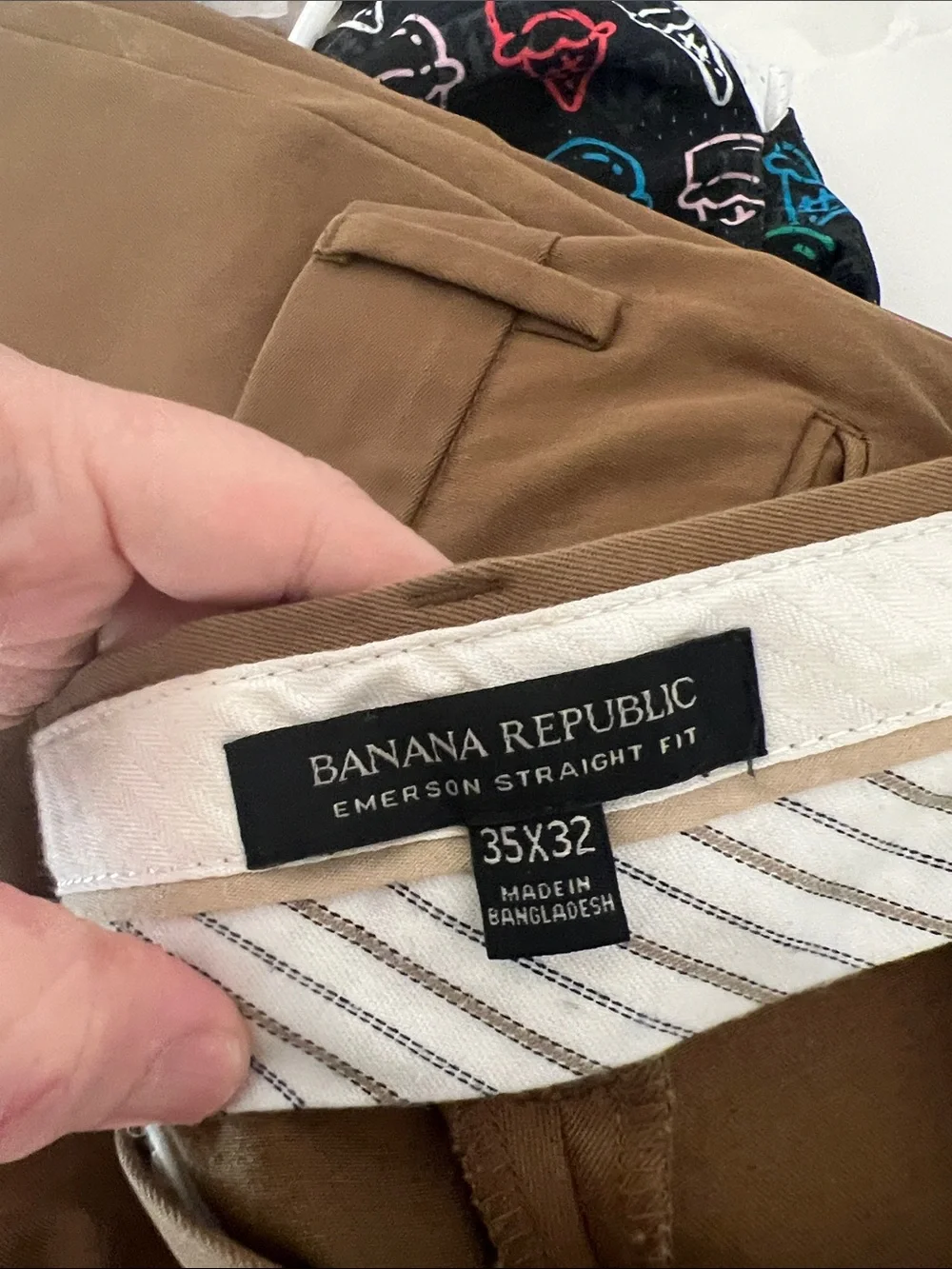 Banana Republic Slim Chinos in Tan Brown
